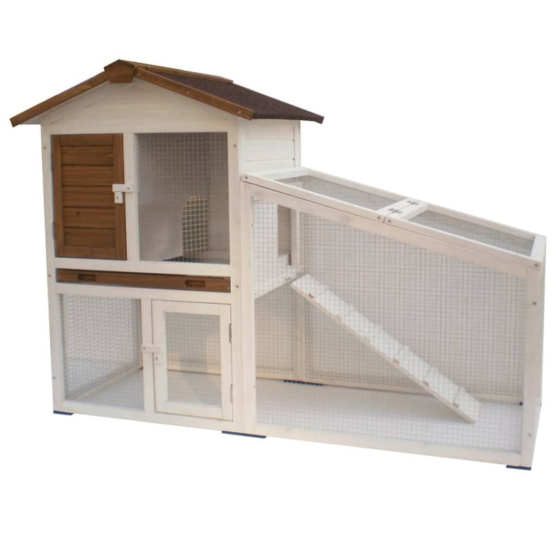 @pet @pet coniglio loft tommy 140x65x100 cm bianco e marrone 20072