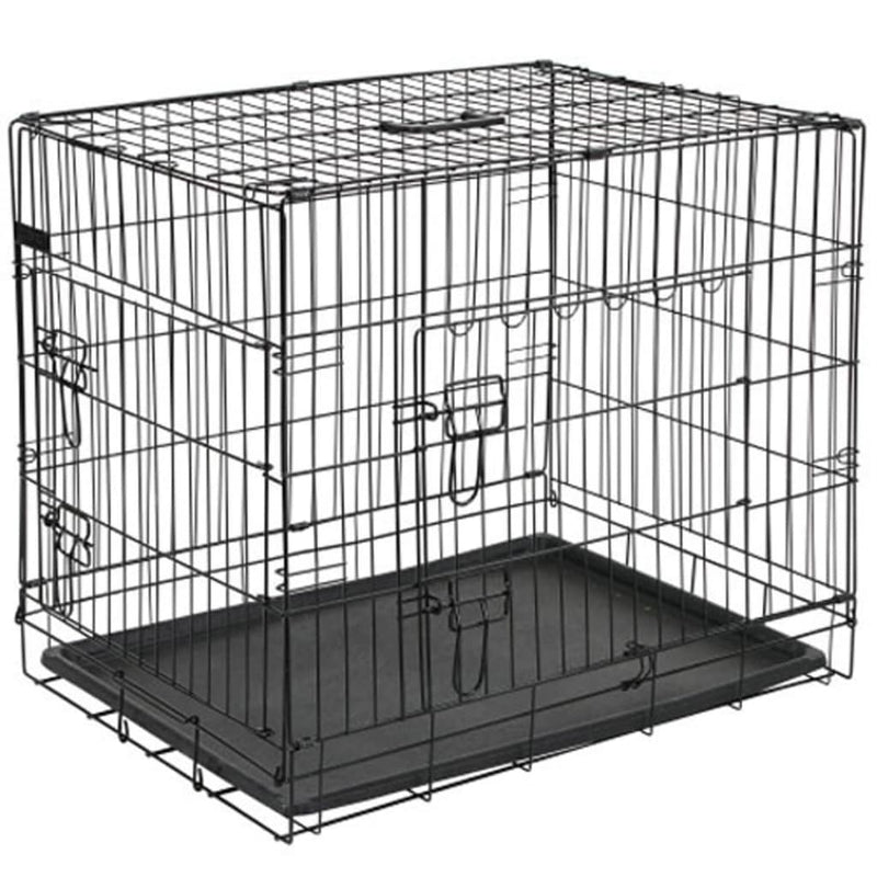 @pet hondenbench 92,5x57,5x64 cm metaal zwart 15003
