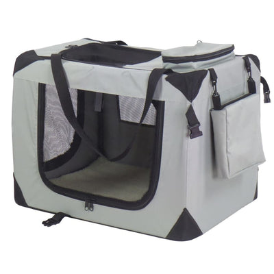 @Pet @pet cane da viaggio da viaggio nylon 70x52x50 cm grigio 11072