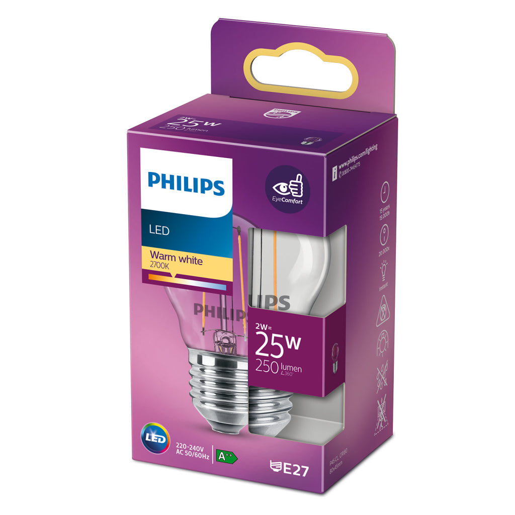 Philips LED Can Lamp lampada 25w E27 Bianco caldo