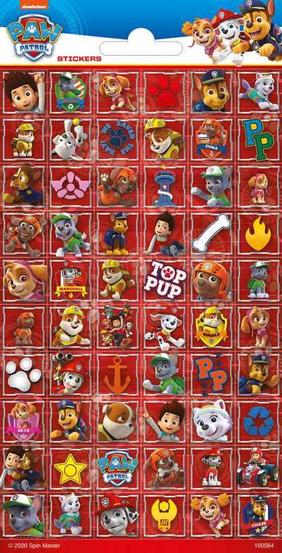 Patrulla Totum Stickervel Paw