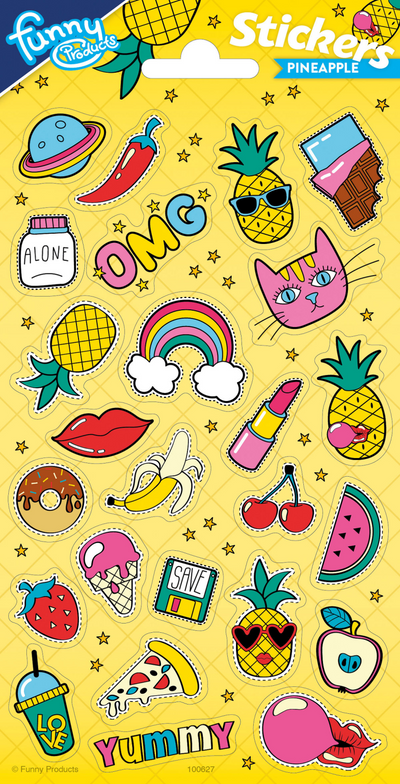 Totum Stickervel Twinkle Pineapple