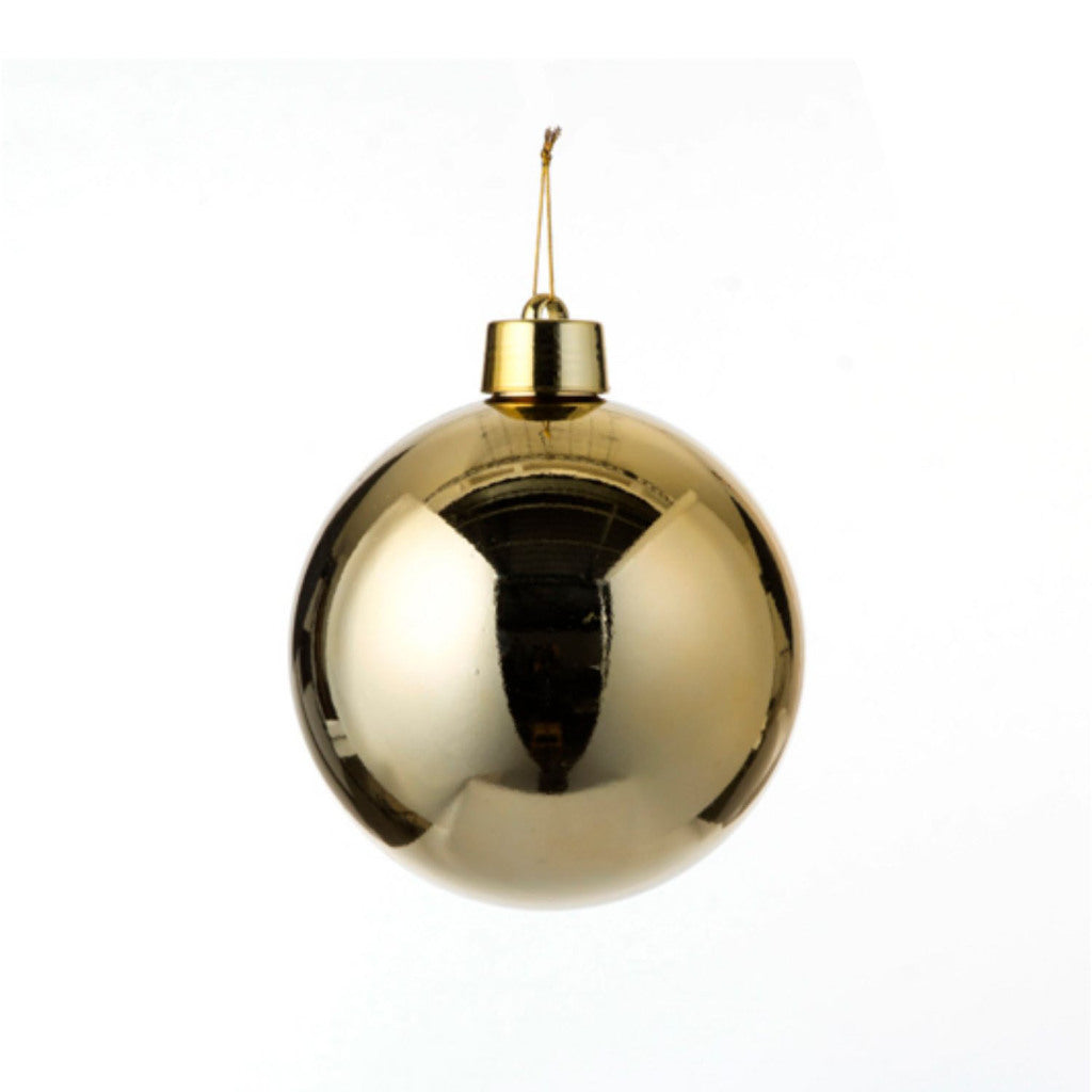 House of Seasons House of Season Bola de Navidad de oro de plástico D20cm