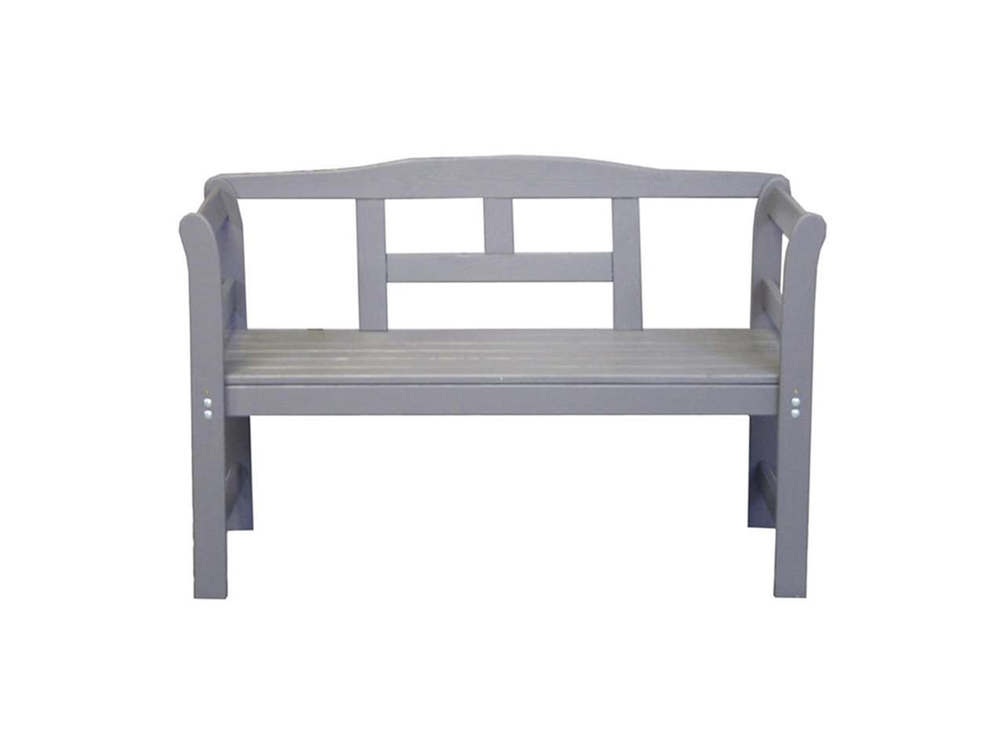 Sens banco de jardín madera de pino FSC 113x40x75cm gris