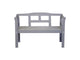 Panca da giardino Sens FSC in legno di pino 113x40x75cm gri