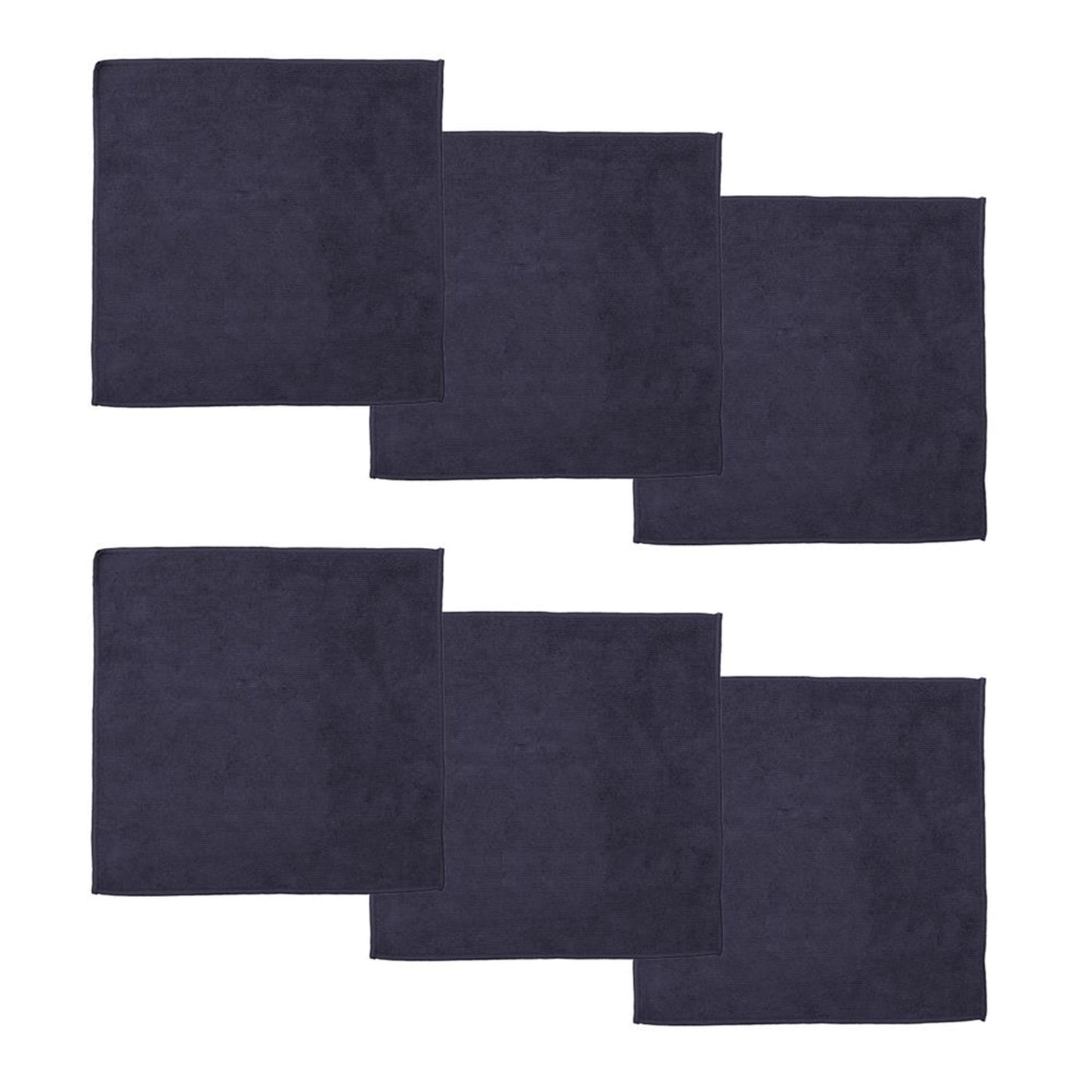 Ddddd paño de microfibra billie 30x30 cm azul 6 piezas | 4 piezas