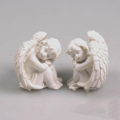 Season inspired decoration angel 4.1x5.2x7cm