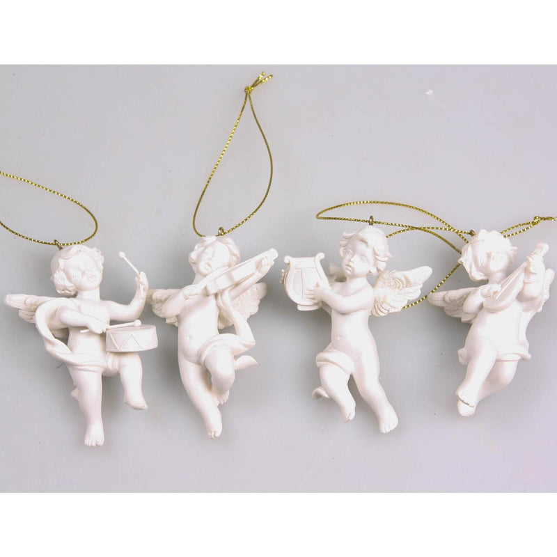 Farmwood animals engel hang 6x4x8cm