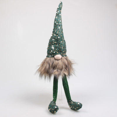 Season inspired decorations gnoom met bungelbeentjes 12x10x42cm