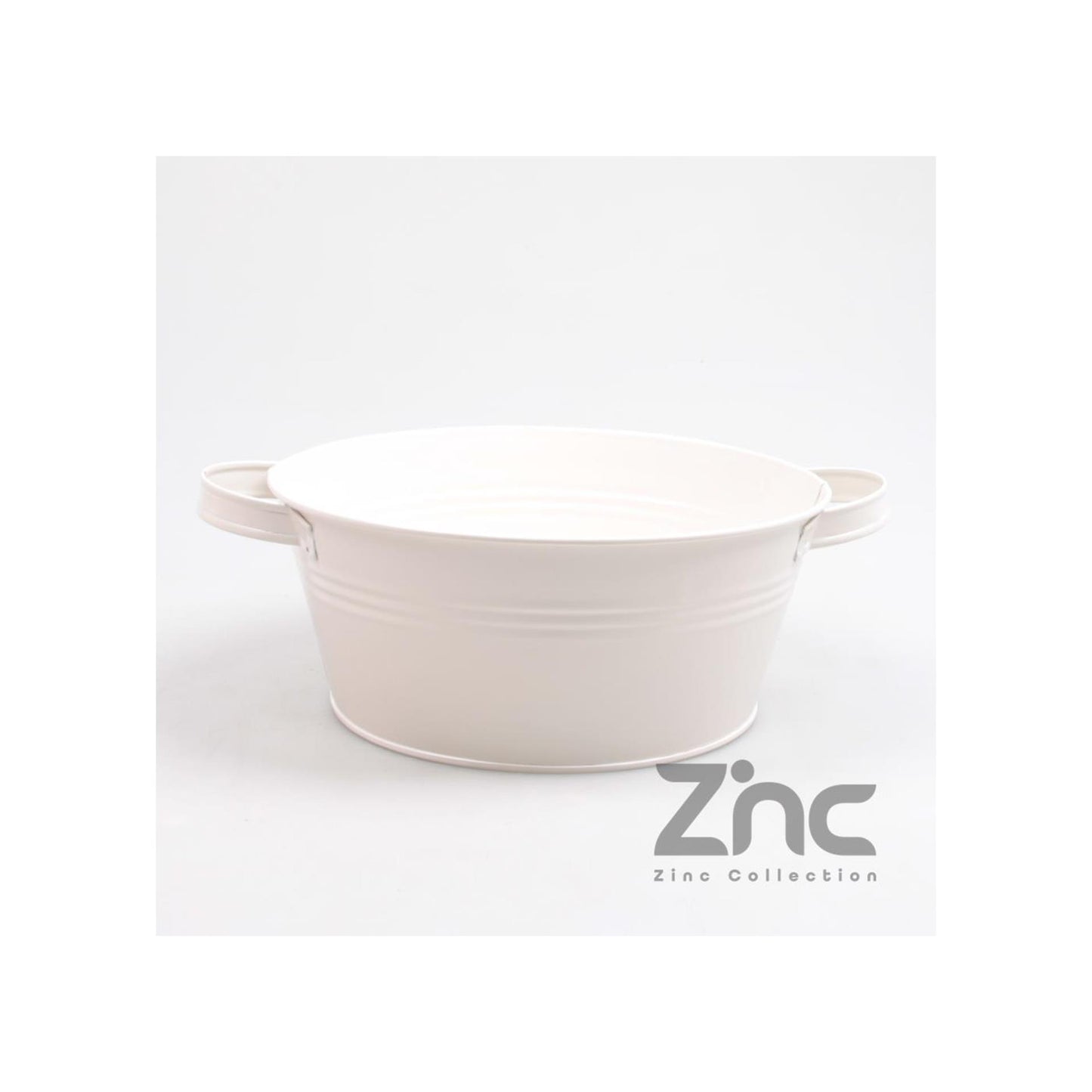 Vaschetta raccolta zinco zincato crema 2,5l 30,5x24,5x10cm