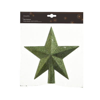 Kaemingk picco in polistirolo glitter l.4,2 cm x l.19 cm x h.19 cm | 6 pezzi