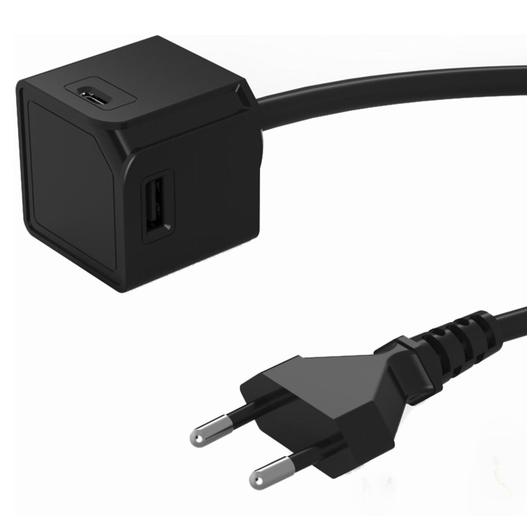 PowerCube PowerCube USBCube esteso USB A e C Black