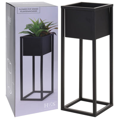 Collezione H S Collezione H f Flowerpot su 60 cm di nero standard nero