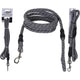 Animali domestici di base Collezione in bianco e nero Cintura per cani 130 cm Bianco nero
