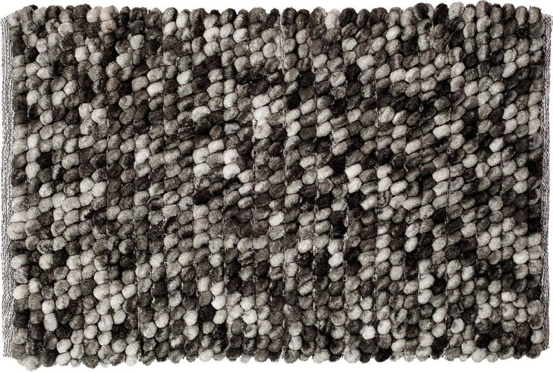 Pelle di pelle di focheapsina vintage bathmat vintage 50x80 cm poliestere grigio scuro