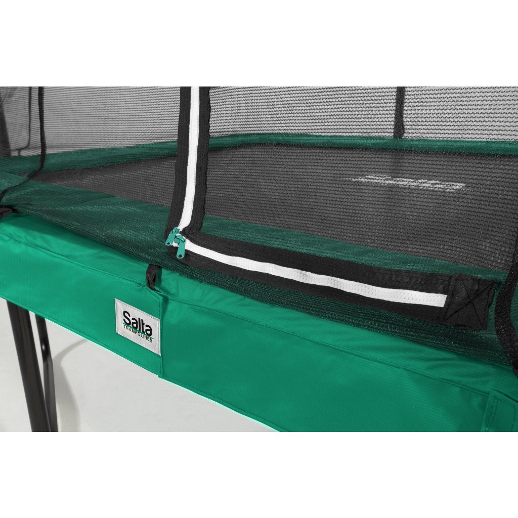 Salta Salta 5091G Comfort Edition Trampoline 153x214 cm + red de seguridad verde