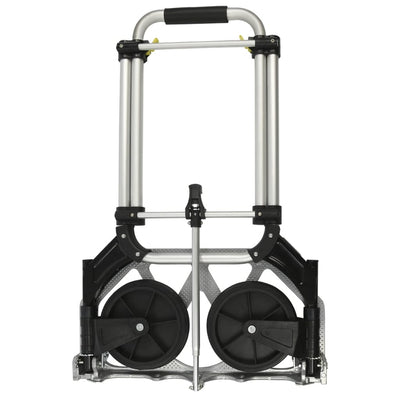 Proplus Piegable Bagugh Trolley da 70 kg in alluminio argento nero