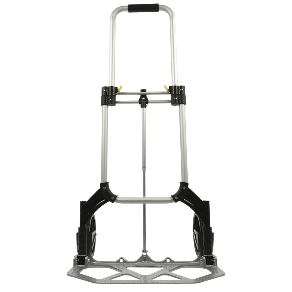 Proplus de equipaje plegable Trolley 70 kg de aluminio plateado negro