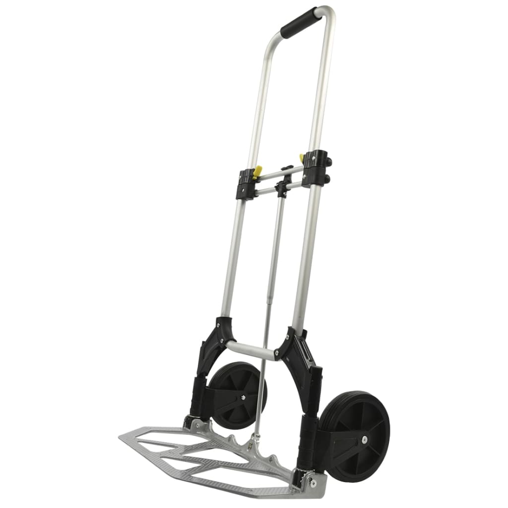 Proplus Piegable Bagugh Trolley da 70 kg in alluminio argento nero