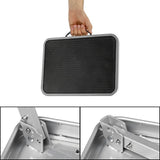Proplus opstapje inklapbaar 38x26x17.5 cm voor caravan camper grijs zwart - afbeelding 3