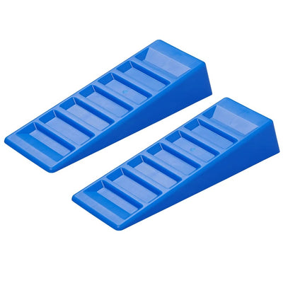 Proplus de 2 partes de nivelación de nivelación de caravanas 75 mm de plástico azul