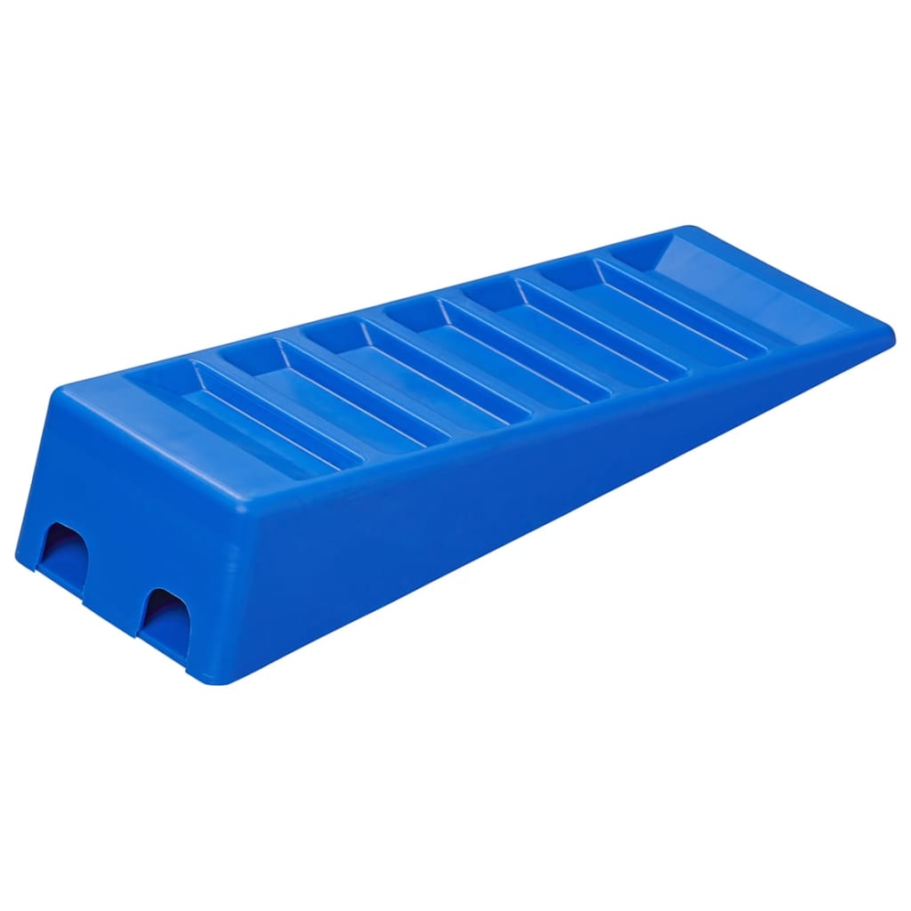 Proplus de 2 partes de nivelación de nivelación de caravanas 75 mm de plástico azul