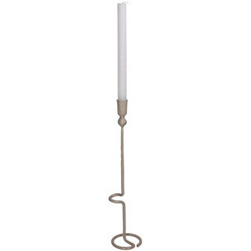 Kersten Kersten Candlestick Metal Beige 8x8x40 cm