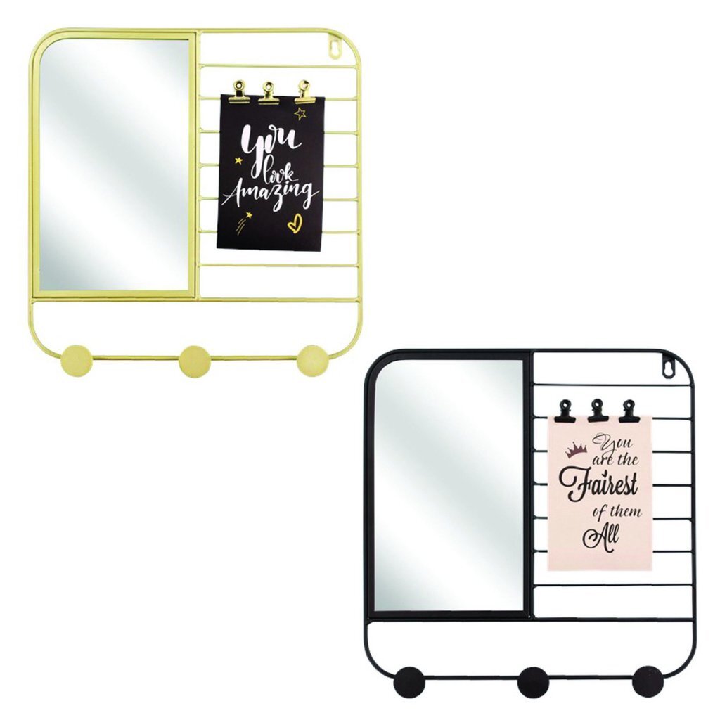 Appendiabiti da parete decorativo altre marche 32x2x33 cm metallo nero oro assortiti