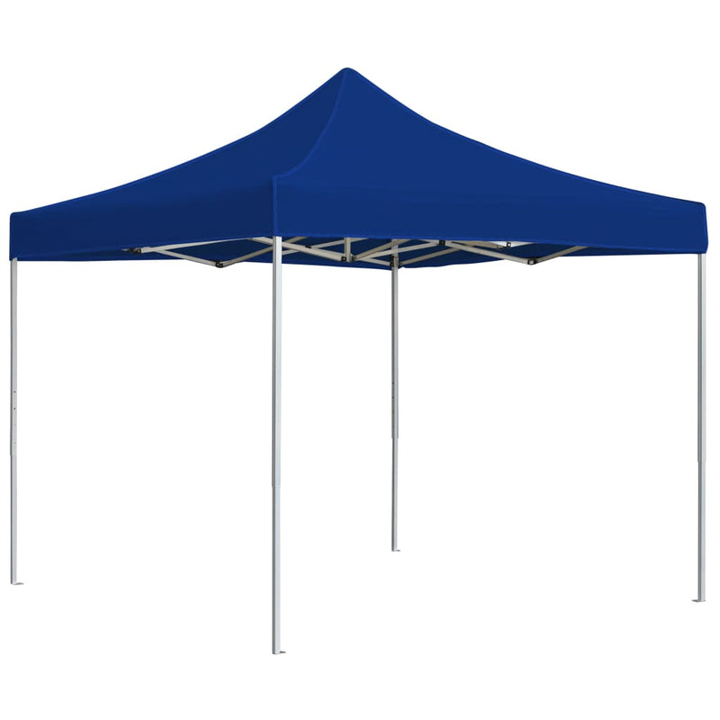 Vidaxl PartyTent professionalmente pieghevole 3x3 m in alluminio blu