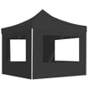 Vidaxl PartyTent pieghevole con pareti 3x3 m Antracite in alluminio