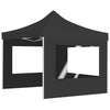 Vidaxl PartyTent pieghevole con pareti 3x3 m Antracite in alluminio