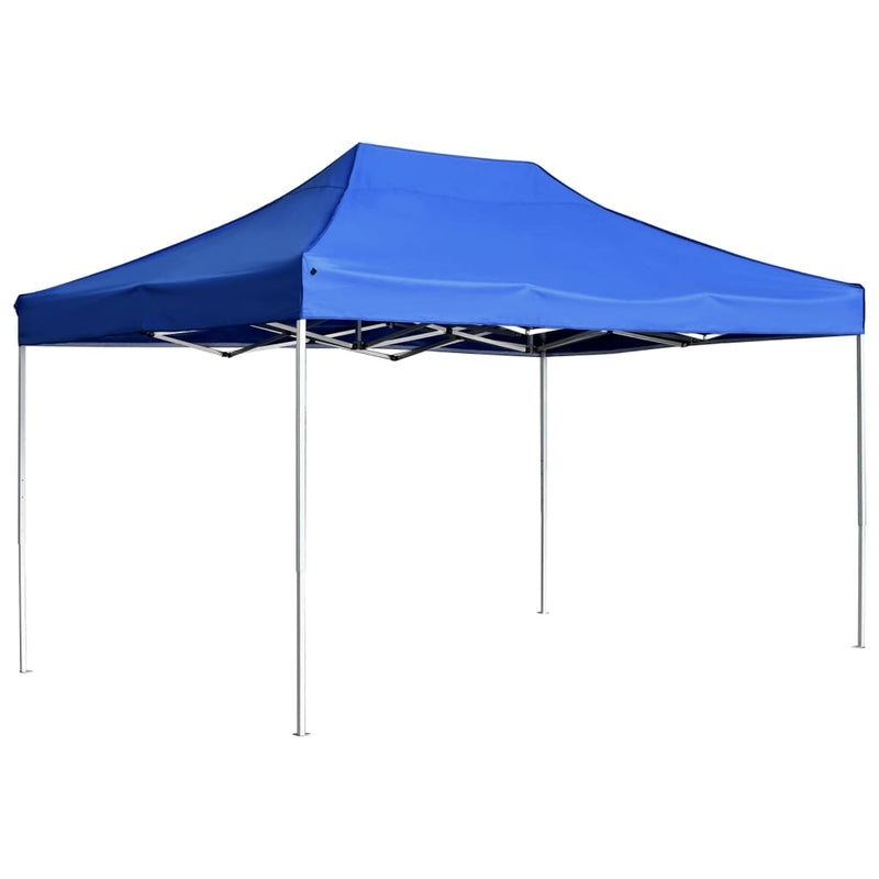Vidaxl PartyTent profesionalmente plegable 4.5x3 m de aluminio azul