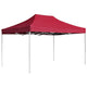 Vidaxl PartyTent Piegabile professionale 4.5x3 m Vino in alluminio