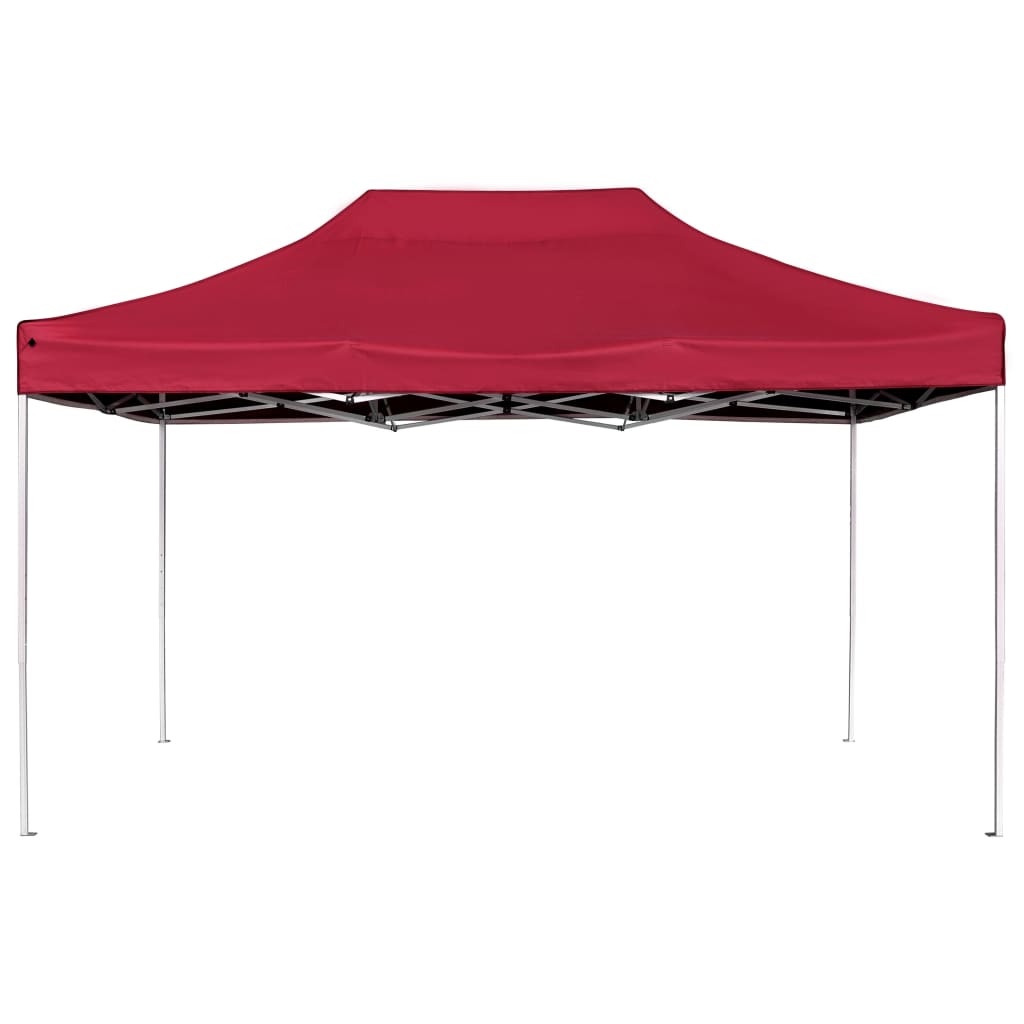 Vidaxl PartyTent Piegabile professionale 4.5x3 m Vino in alluminio