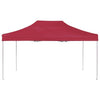 Vidaxl partytent professioneel inklapbaar 4,5x3 m aluminium wijnrood