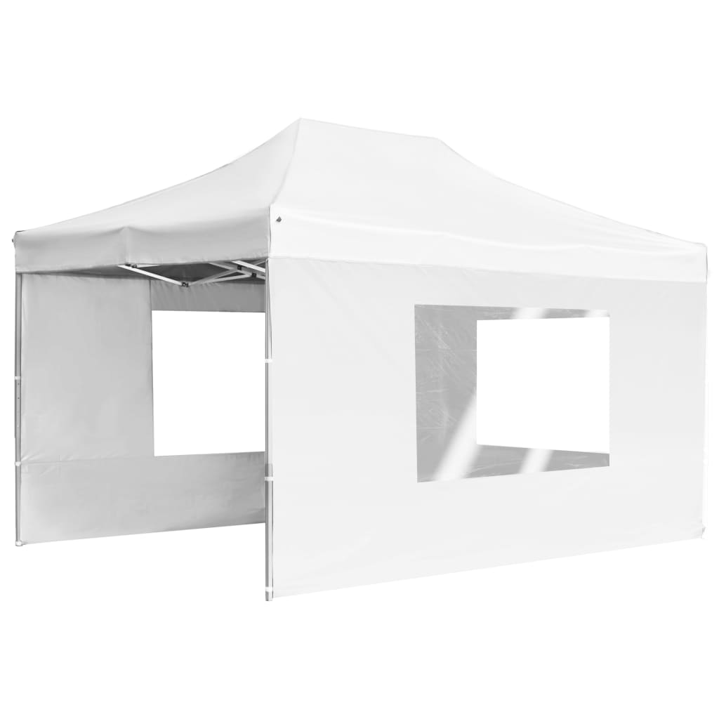 Vidaxl PartyTent pieghevole con pareti 4,5x3 m in alluminio bianco
