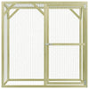 Vidaxl Chicken Coop 1.5x1.5x2 m Acciaio