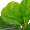 Planta artificial Vidaxl con planta de hoja violeta de maceta 45 cm verde