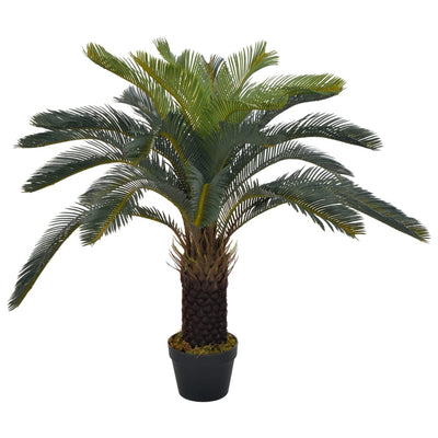 Vidaxl Plant artificiale con cycaspalm pentola 90 cm verde