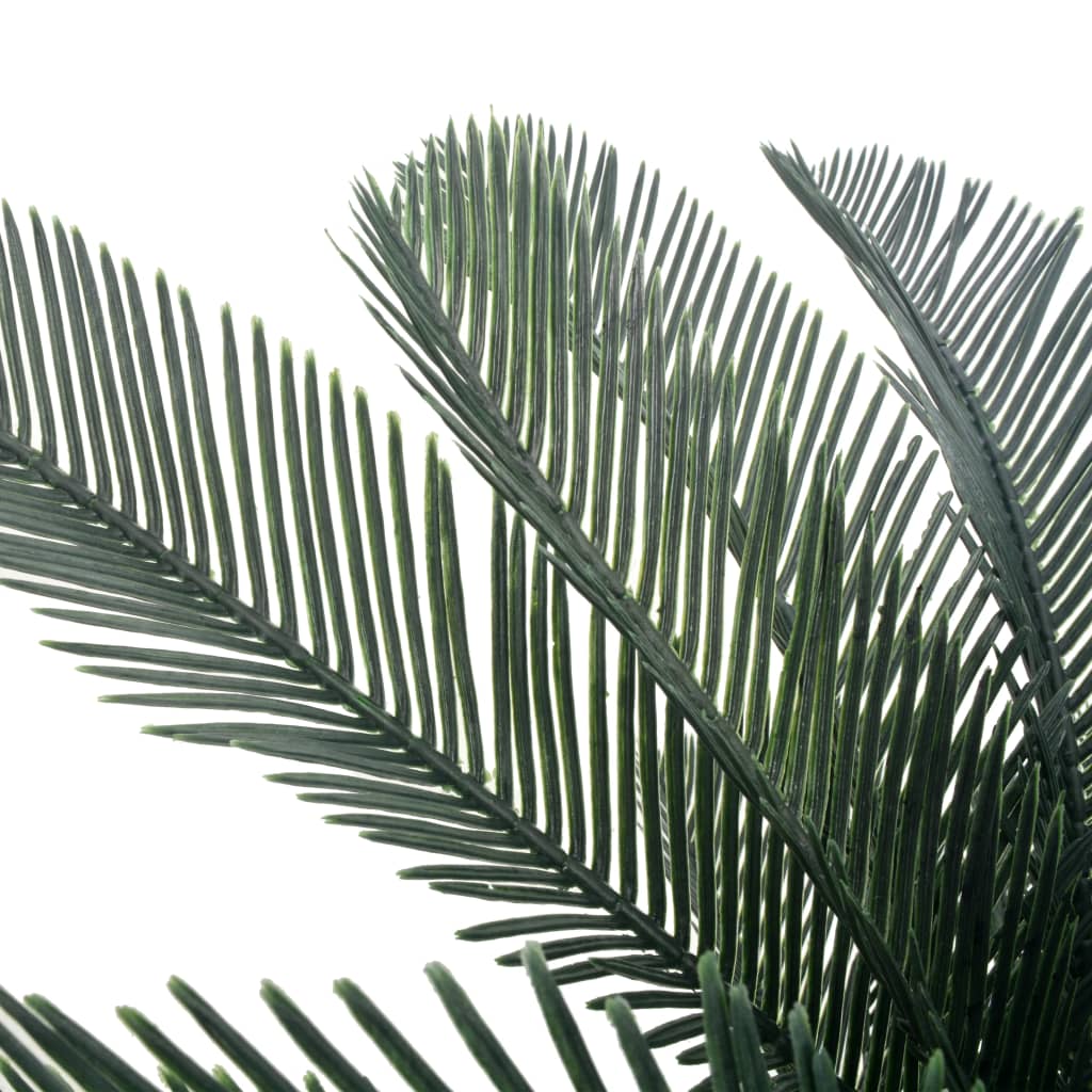Planta artificial Vidaxl con cicaspalmo de maceta 125 cm verde