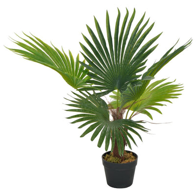 Vidaxl Plant artificiale con palma da pentola 70 cm verde