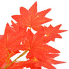 Vidaxl Plant artificiale con acero a vaso 120 cm rosso