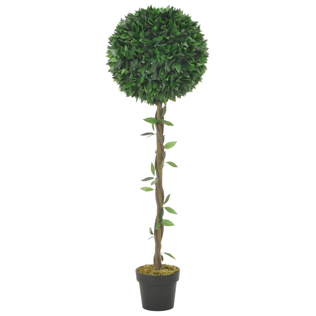Vidaxl Plant artificiale con baia baia di baia 130 cm verde