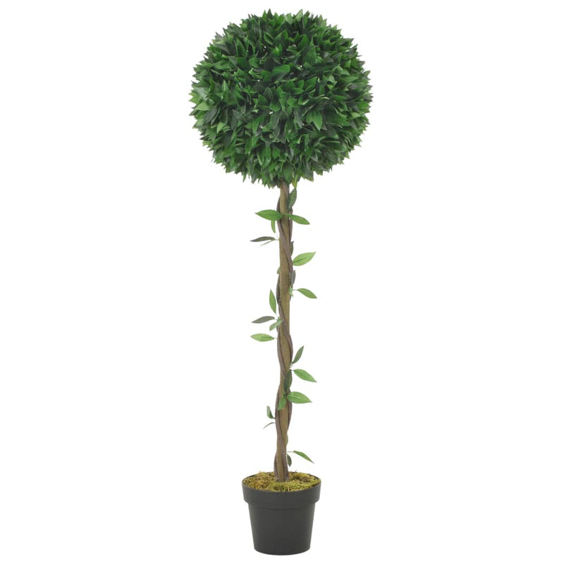Vidaxl Plant artificiale con baia baia di baia 130 cm verde