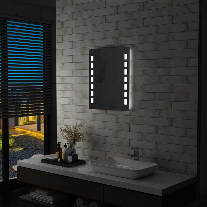 Vidaxl Specchio da bagno LED 50x60 cm