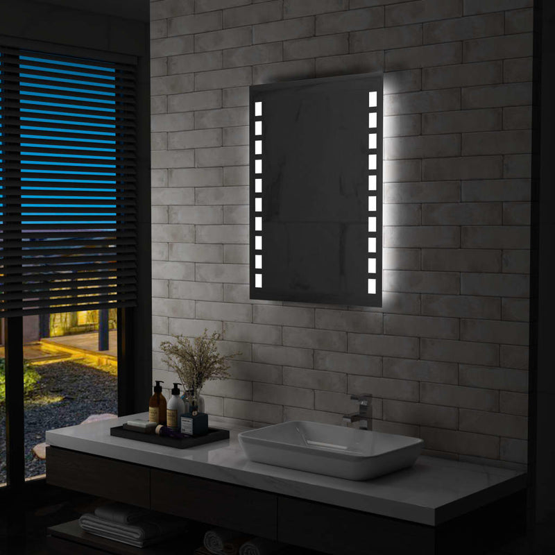 Vidaxl Specchio da bagno LED 60x80 cm
