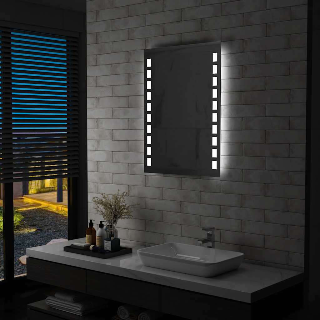 Specchio da bagno Vidaxx LED 60x80 cm