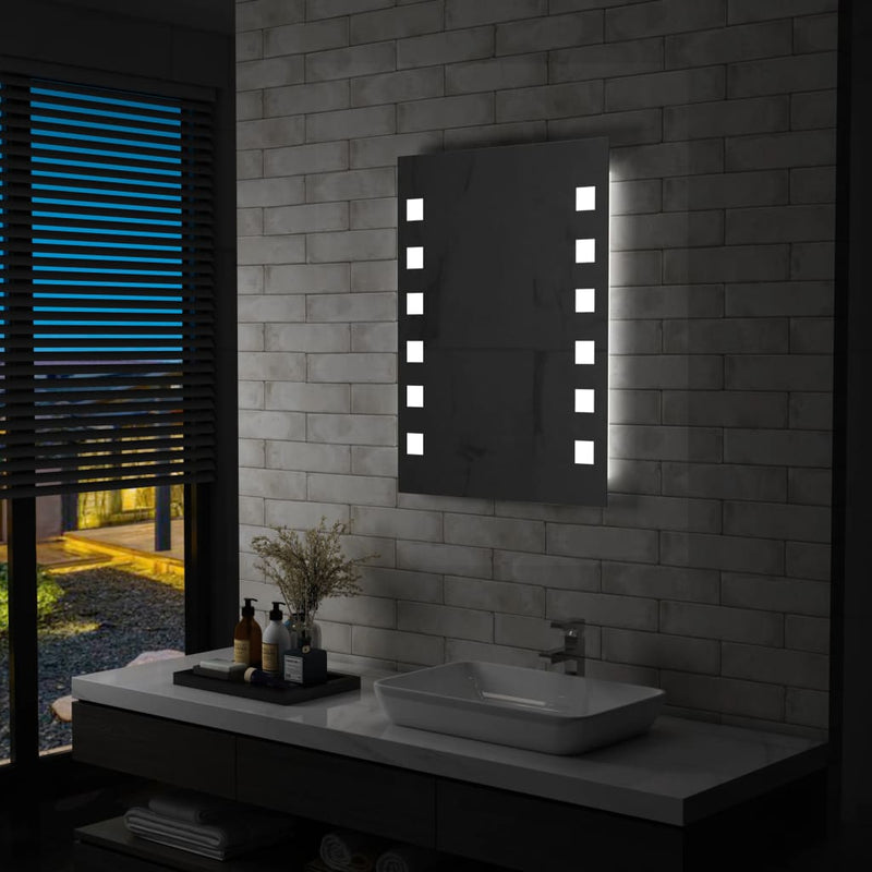 Vidaxl Specchio da bagno LED 60x80 cm