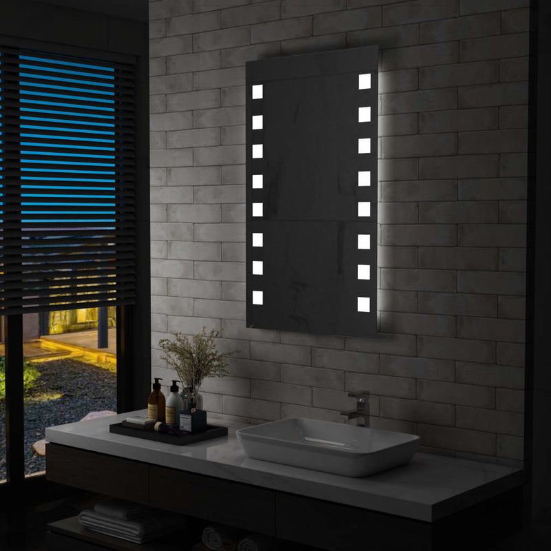 LED specchio da bagno Vidaxl 60x100 cm