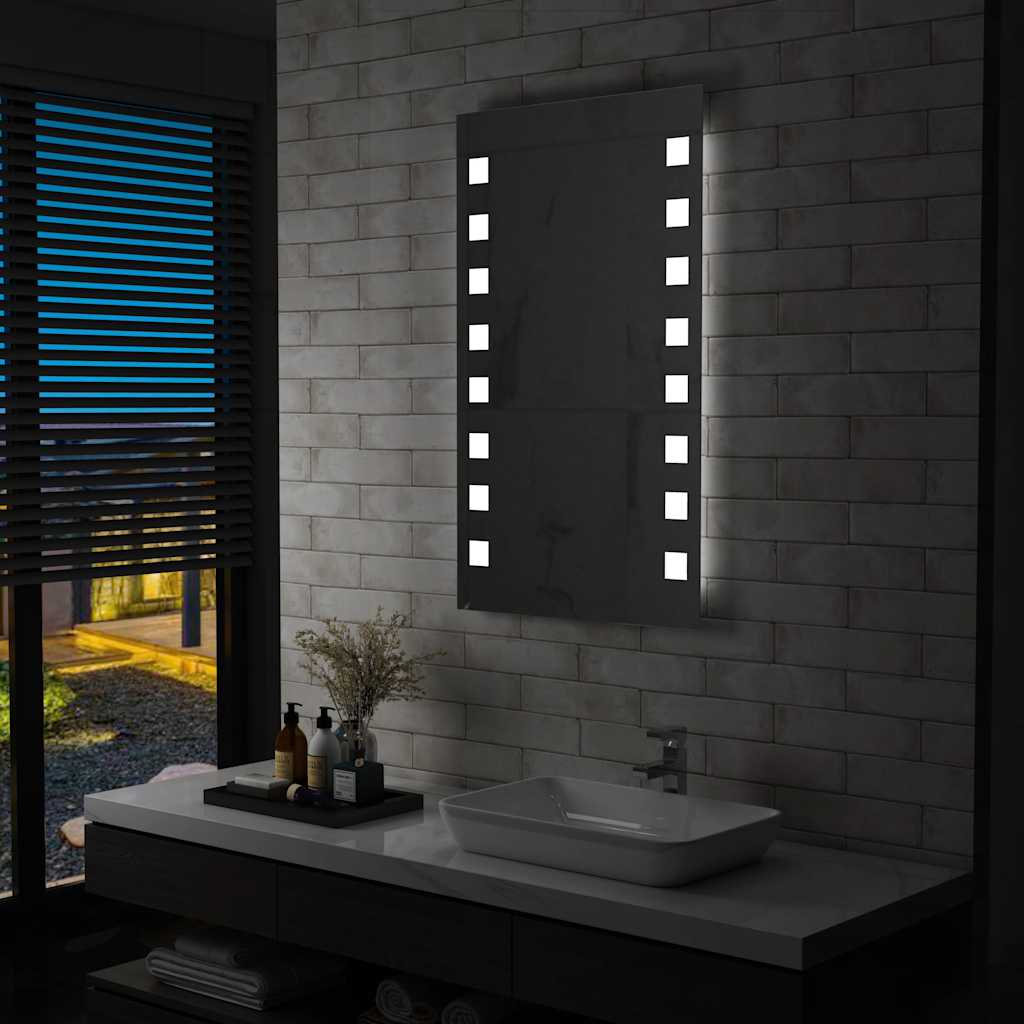 LED specchio da bagno Vidaxl 60x100 cm